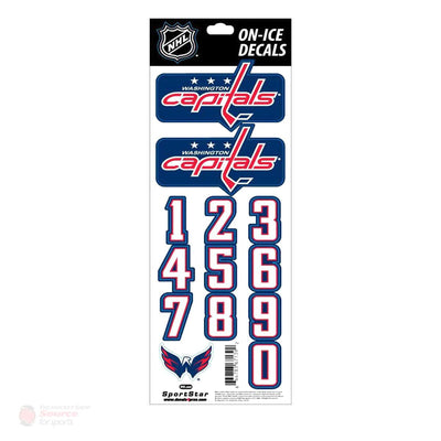 Washington Capitals Sidelines NHL Team Logo Helmet Decals - The Hockey Shop Source For Sports
