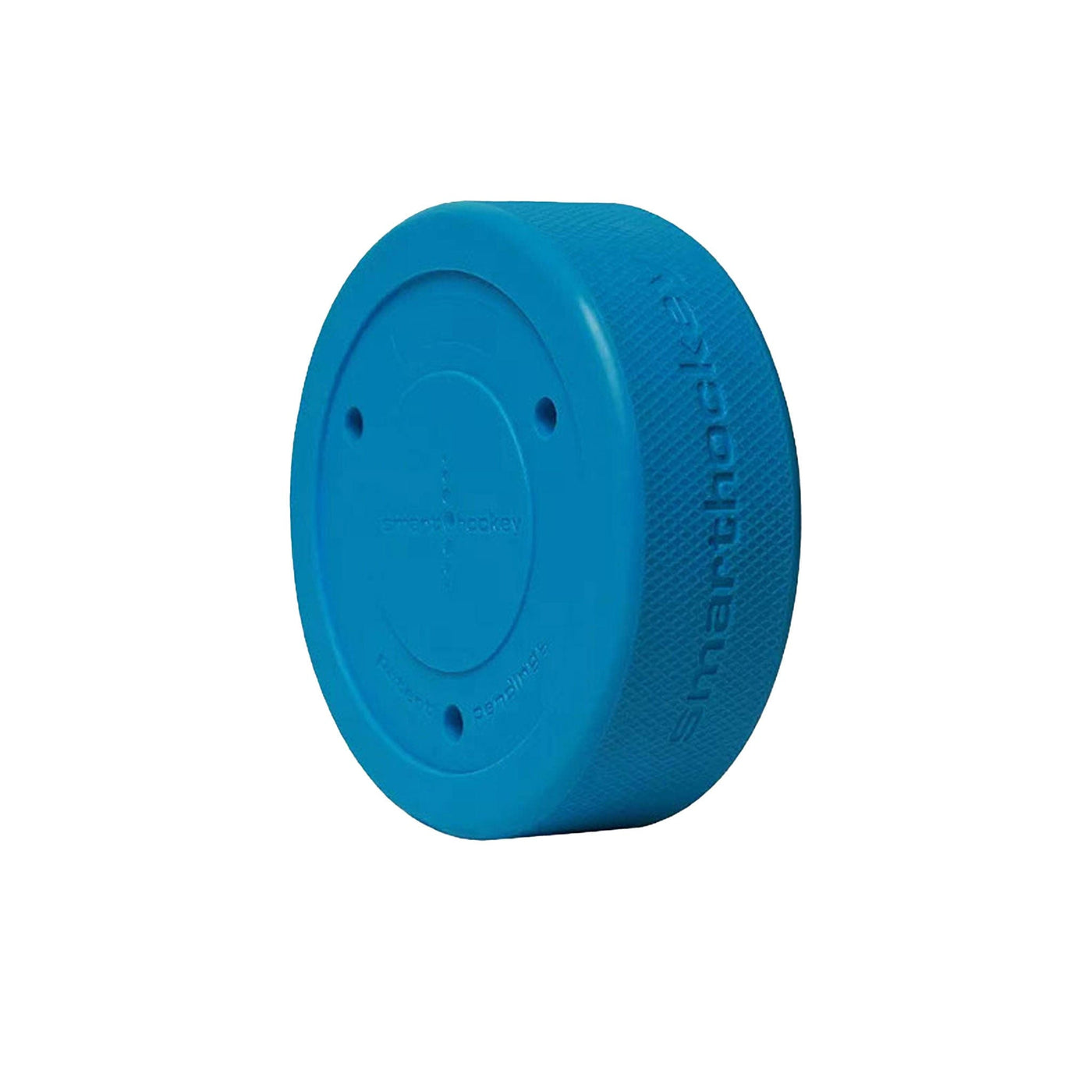 Blue weighted training puck weighing 10 ounces made for improving skills. 