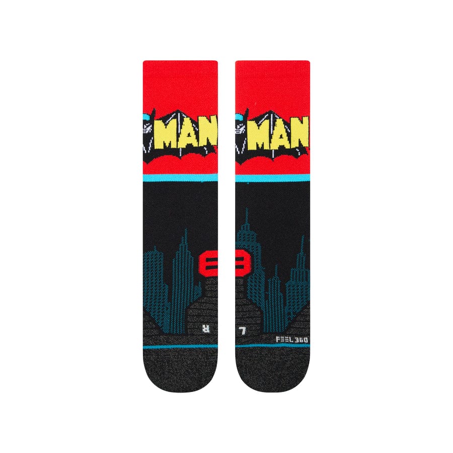 Stance Athlete Batman Comic Mid Socks - The Hockey Shop Source For Sports