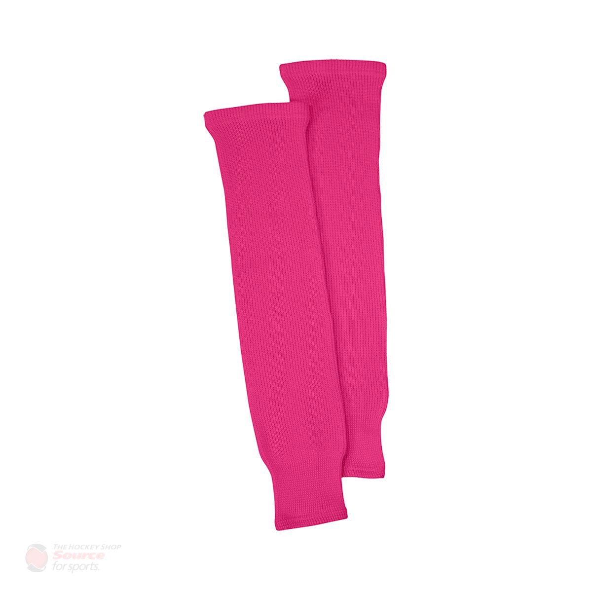 Pink Knit Hockey Socks