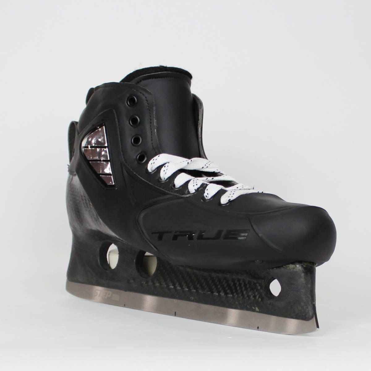 TRUE Senior One Piece Goalie Skates - Pro Stock - Metatarsal Guard Tongue - Size 10