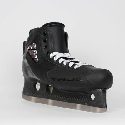 TRUE Senior One Piece Goalie Skates - Pro Stock - Metatarsal Guard Tongue - Size 10