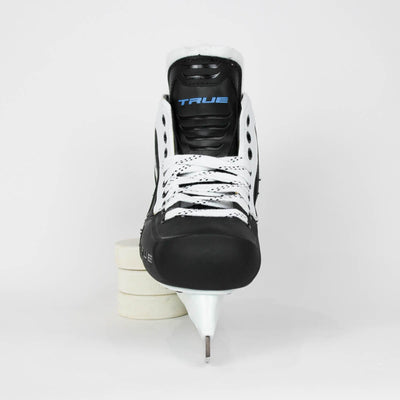 TRUE Senior Two Piece Goalie Skates - Pro Stock - White Side - Size 7