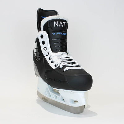 TRUE Player Junior Hockey Skates - Pro Stock - VH Holder - White Side - "NAT" - Size 5