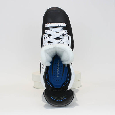 TRUE Player Junior Hockey Skates - Pro Stock - VH Holder - White Side - "NAT" - Size 5