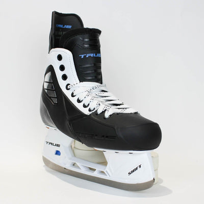 TRUE Player Senior Hockey Skates - Pro Stock - Shift Holder - White Side - Size 8