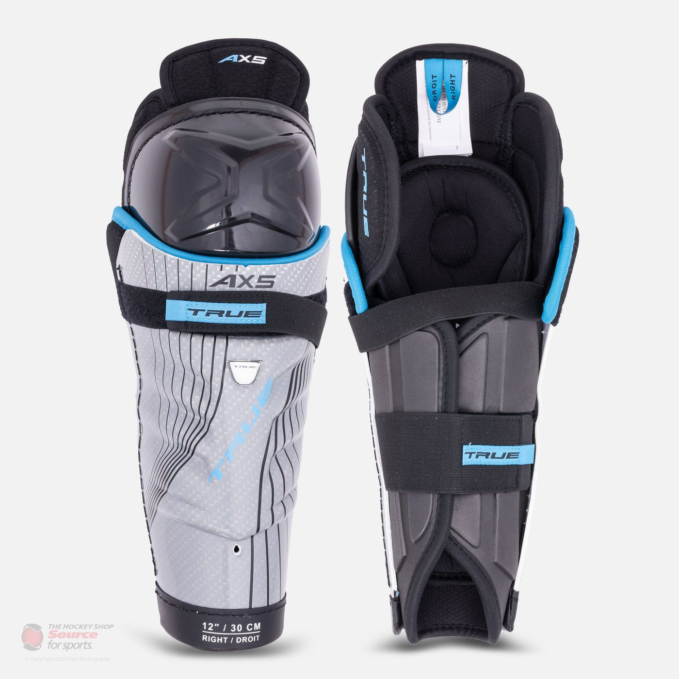 TRUE AX5 Junior Hockey Shin Guards