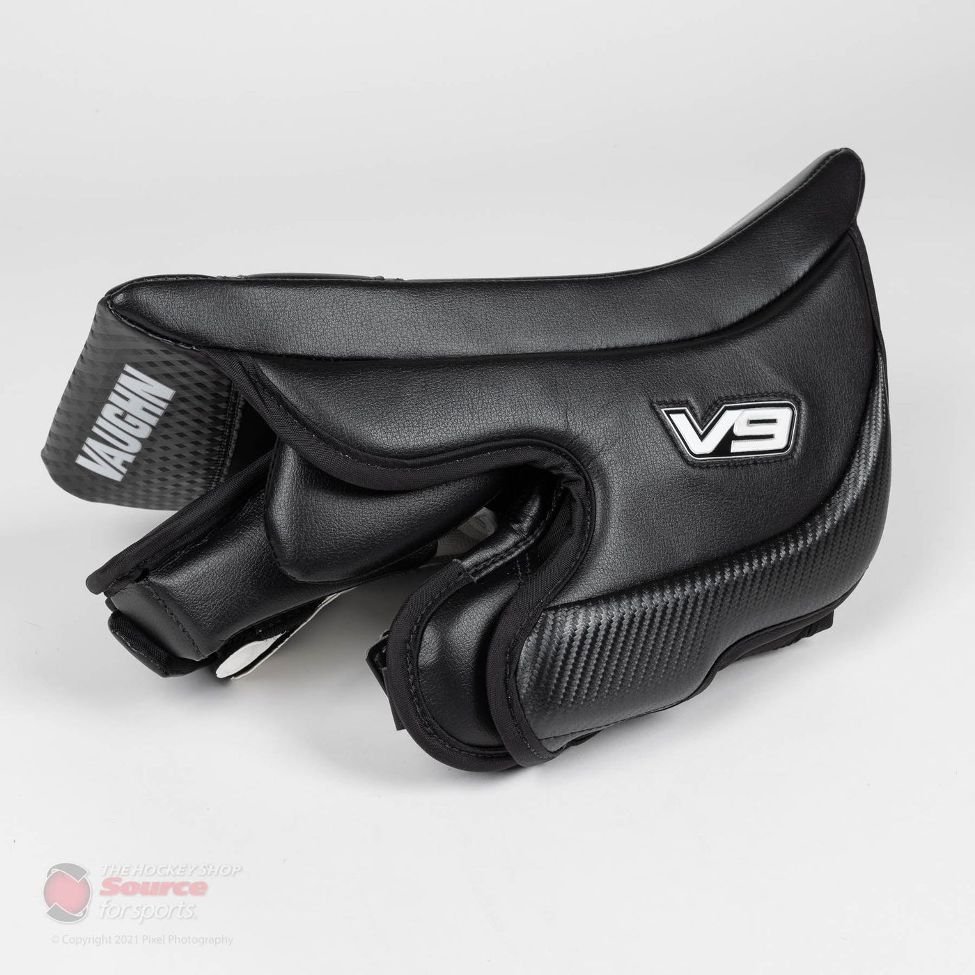 Vaughn Velocity V9 Pro Carbon Senior Goalie Blocker - Vintage Graphic