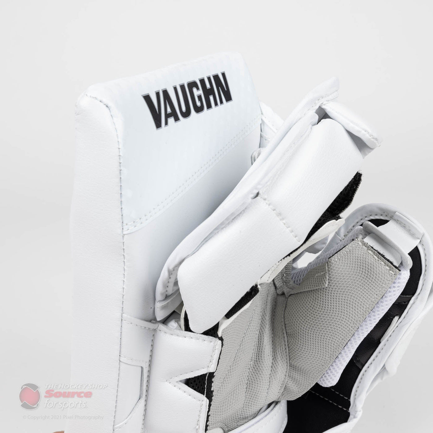 Vaughn Velocity V9 Pro Carbon Senior Goalie Blocker - Vintage Graphic