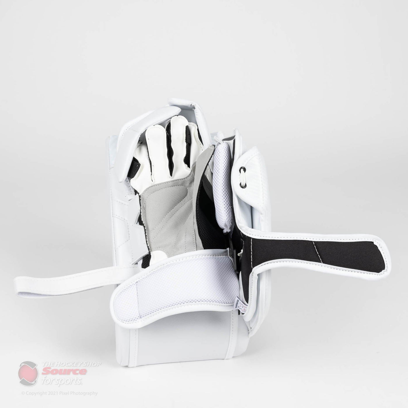 Vaughn Velocity V9 Pro Carbon Senior Goalie Blocker - Vintage Graphic