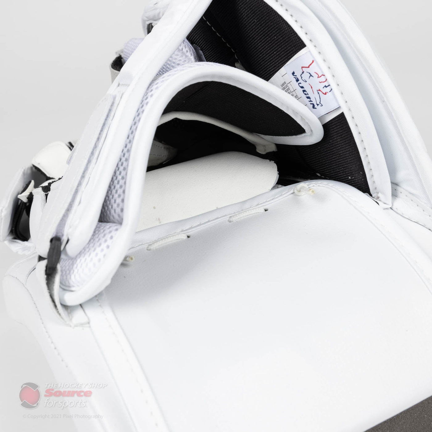 Vaughn Velocity V9 Pro Carbon Senior Goalie Blocker - Vintage Graphic