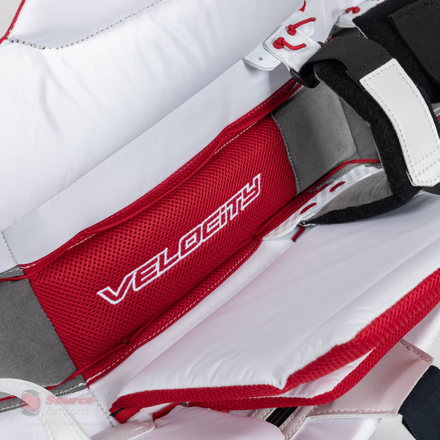 Vaughn Velocity V9 Pro Carbon Senior Goalie Leg Pads - Iceberg Graphic