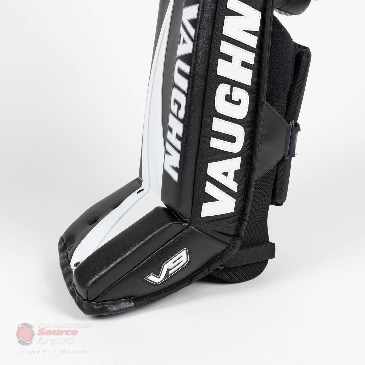 Vaughn Velocity V9 Pro Carbon Senior Goalie Leg Pads - Swirl Graphic