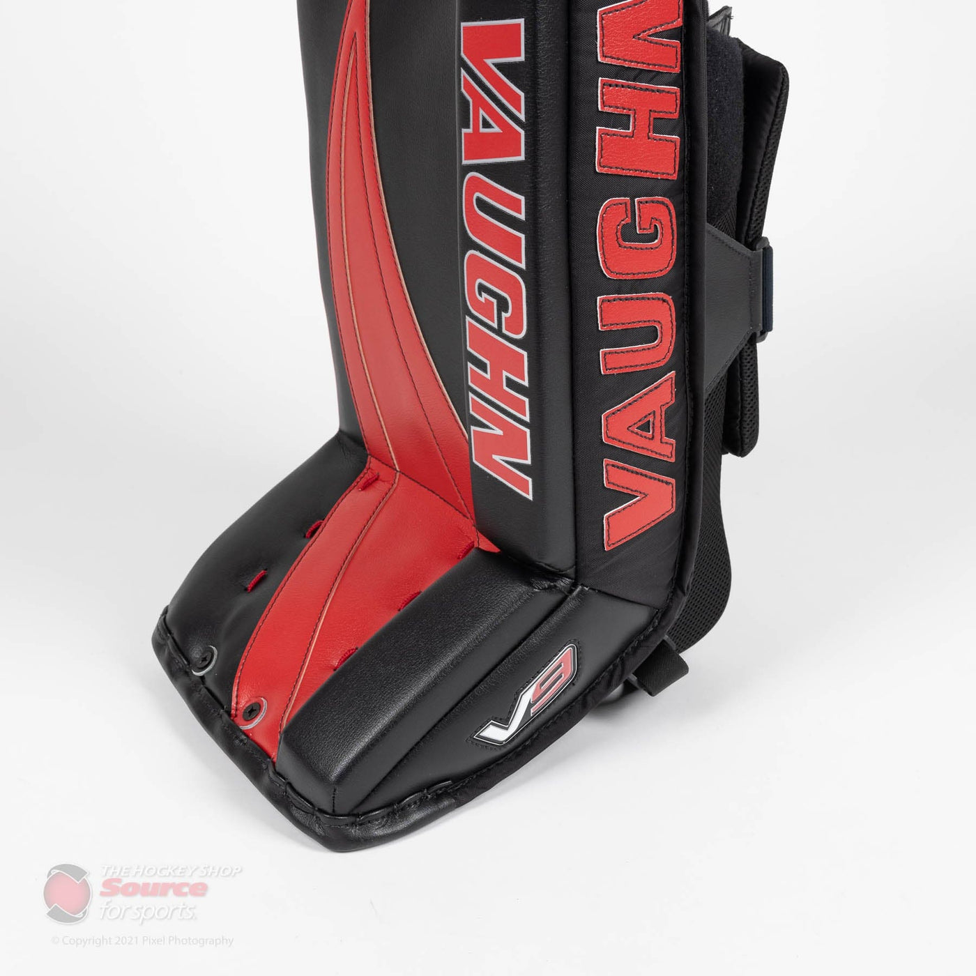 Vaughn Velocity V9 Pro Carbon Senior Goalie Leg Pads - Swirl Graphic