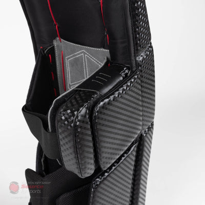 Vaughn Velocity V9 Pro Carbon Senior Goalie Leg Pads - Swirl Graphic