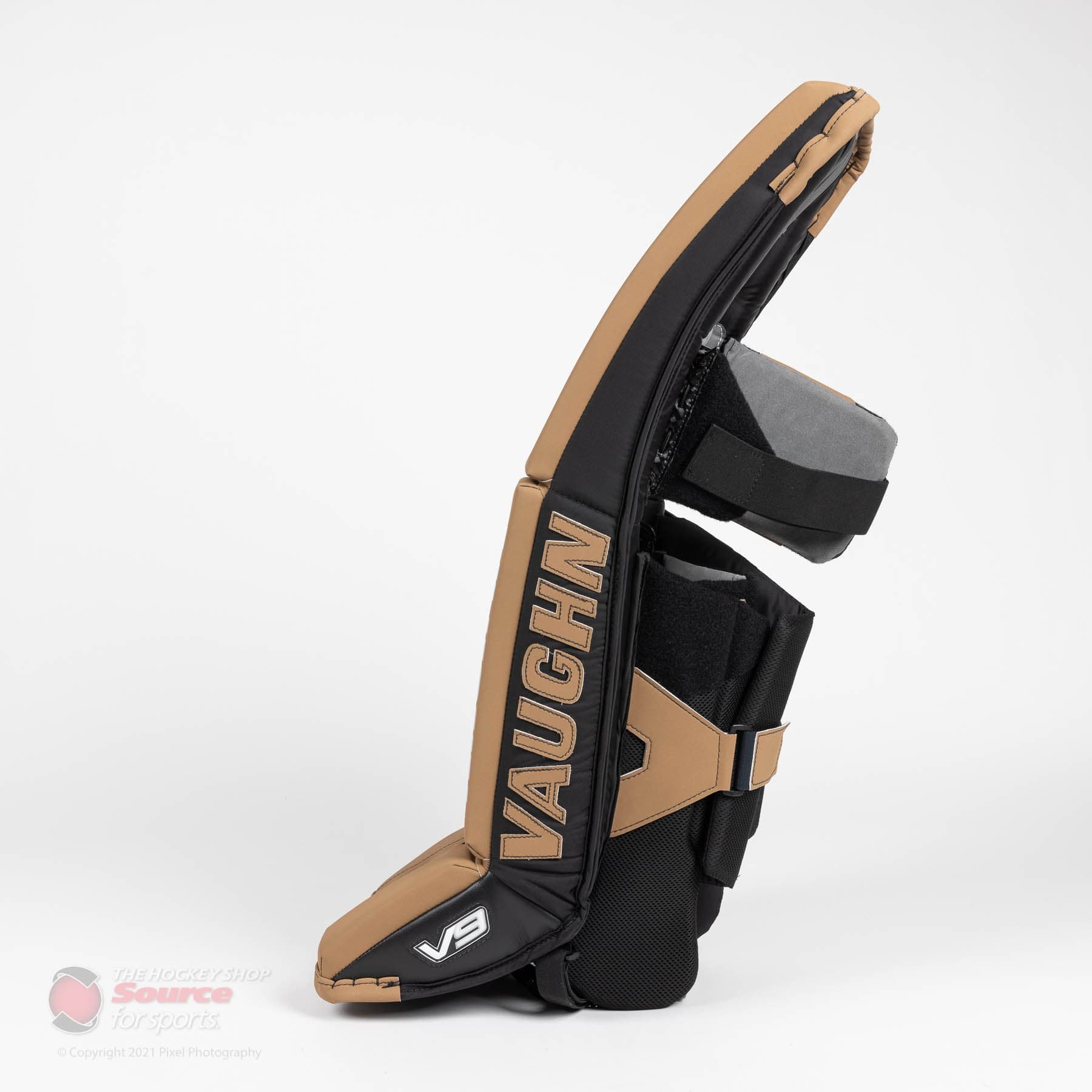 Vaughn Velocity V9 Pro Carbon Senior Goalie Leg Pads - Vintage Graphic