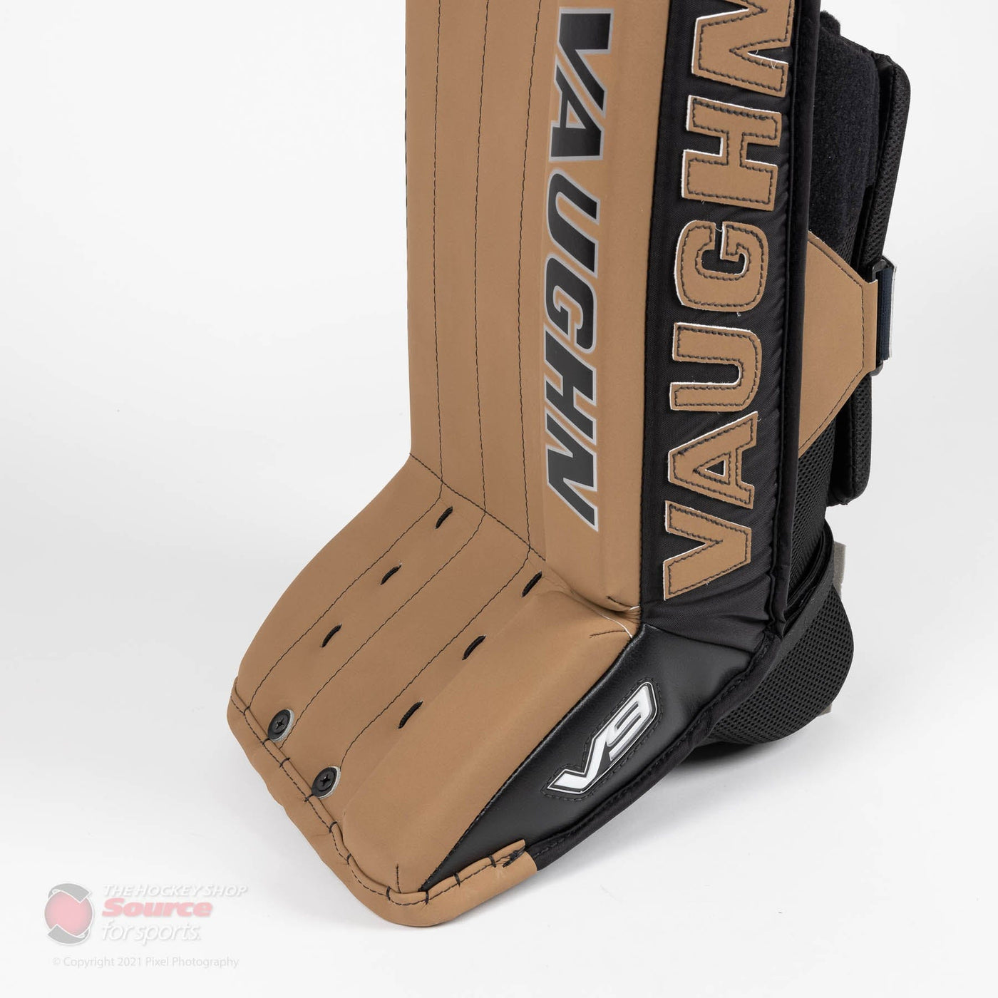 Vaughn Velocity V9 Pro Carbon Senior Goalie Leg Pads - Vintage Graphic
