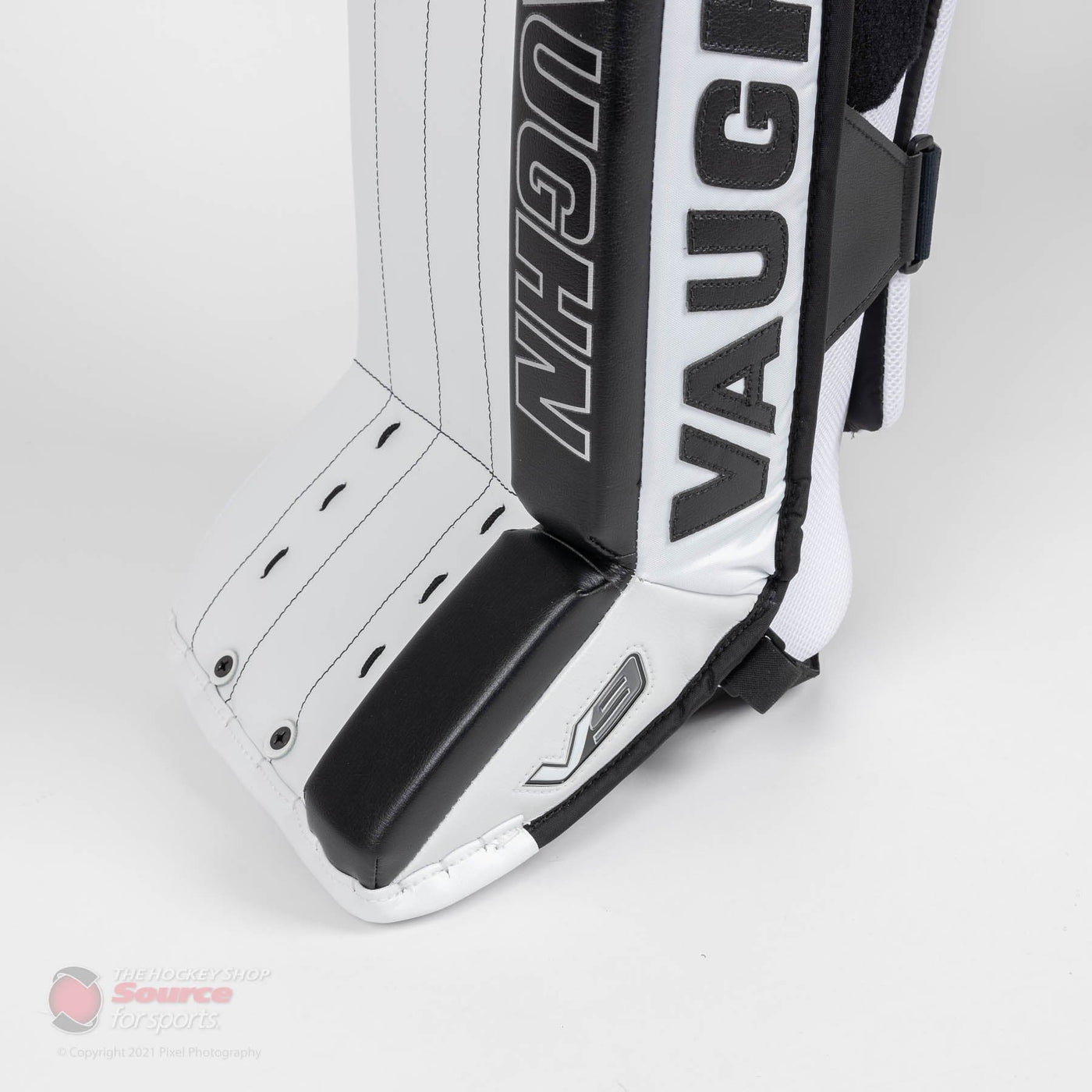 Vaughn Velocity V9 Pro Carbon Senior Goalie Leg Pads - Vintage Graphic