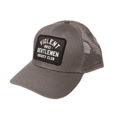 Violent Gentlemen Loyalty Trucker Snapback Hat - Charcoal - The Hockey Shop Source For Sports