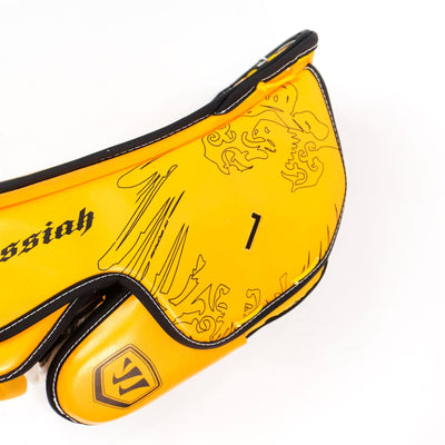 Warrior Messiah Pro Stock Senior Goalie Blocker - Barada - TheHockeyShop.com