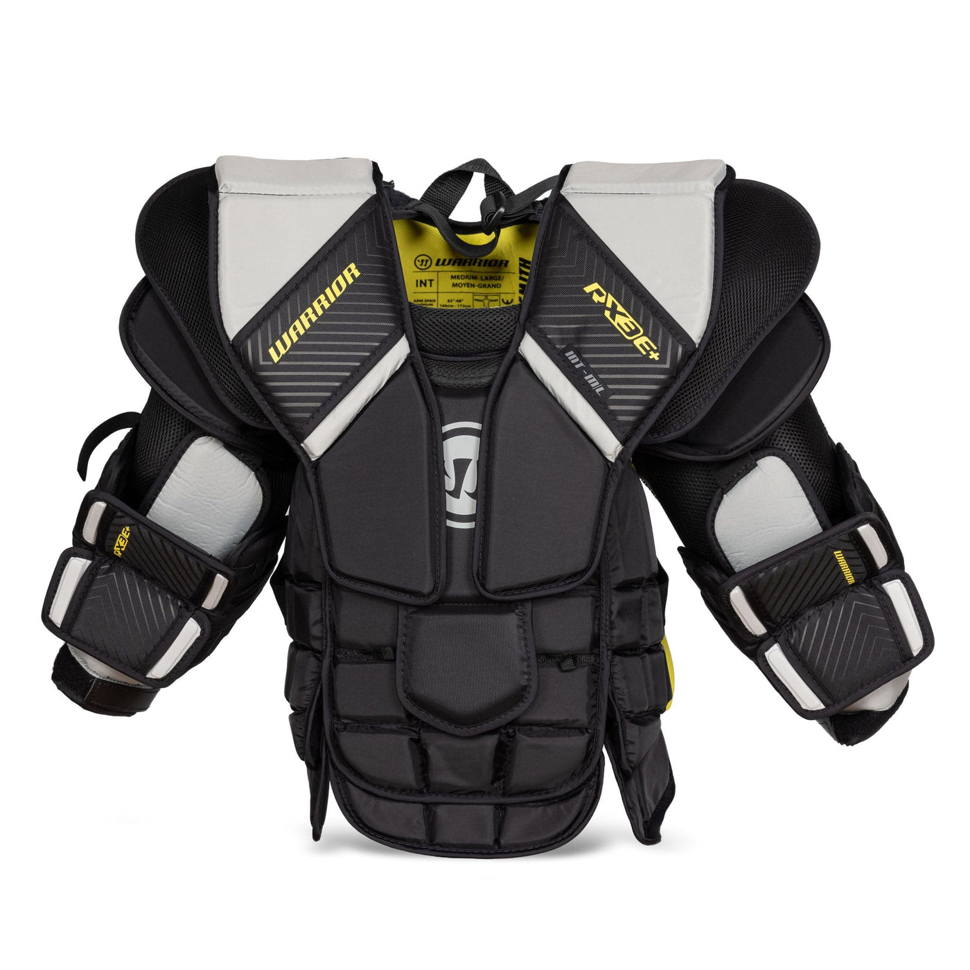 Warrior Chest Protectors Warrior Ritual X3 E+ Intermediate Chest & Arm Protector Black / Grey / S/M - TheHockeyShop